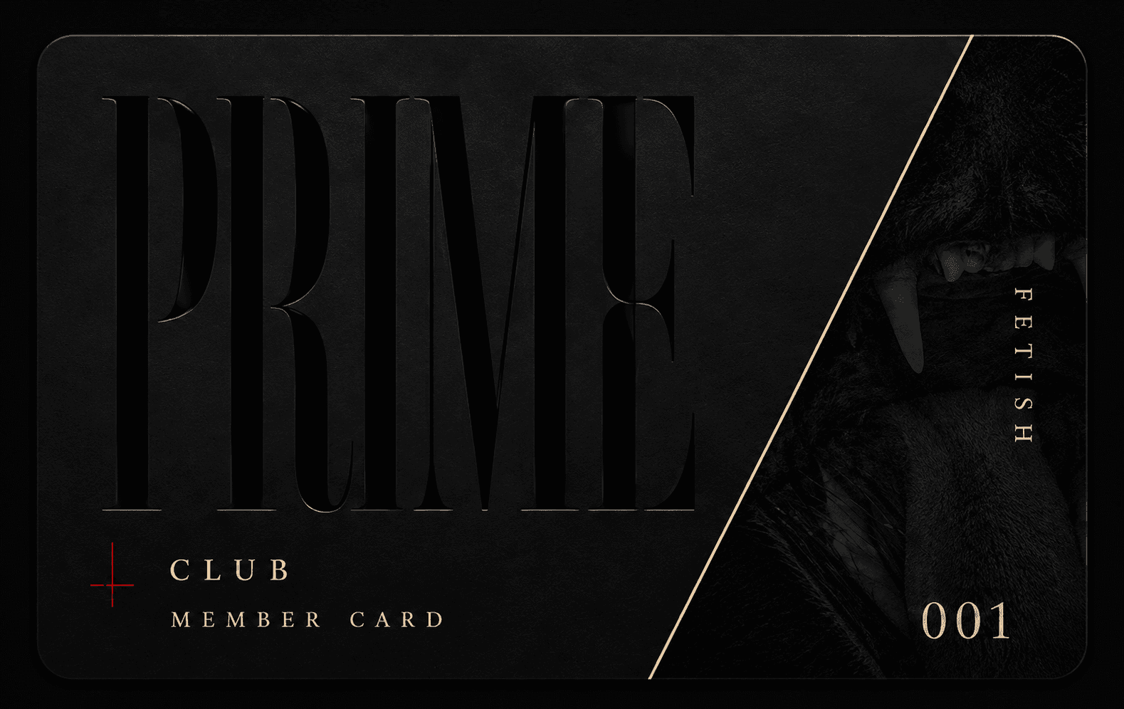 PRIME CLUB member card